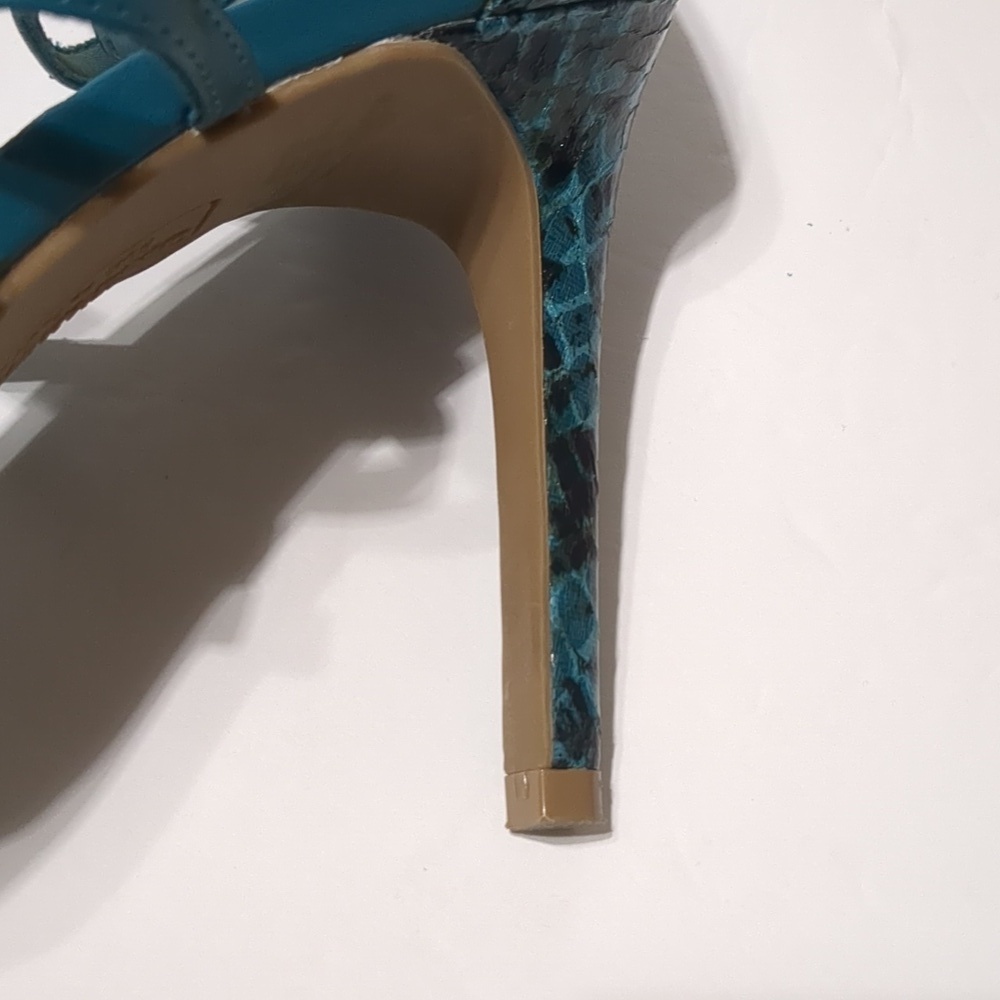 Christian Siriano for Payless aqua blue heels sandals women size 9.5 - Picture 10 of 15